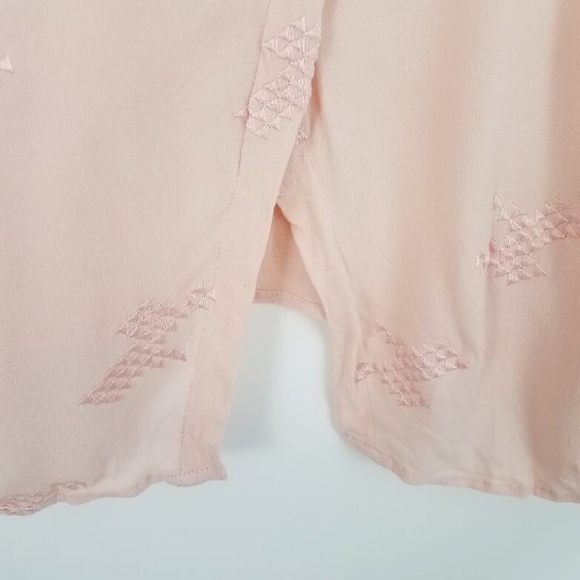 ALICE BLUE Stitch Fix Byron Split Neck Top Size XL - Picture 5 of 8